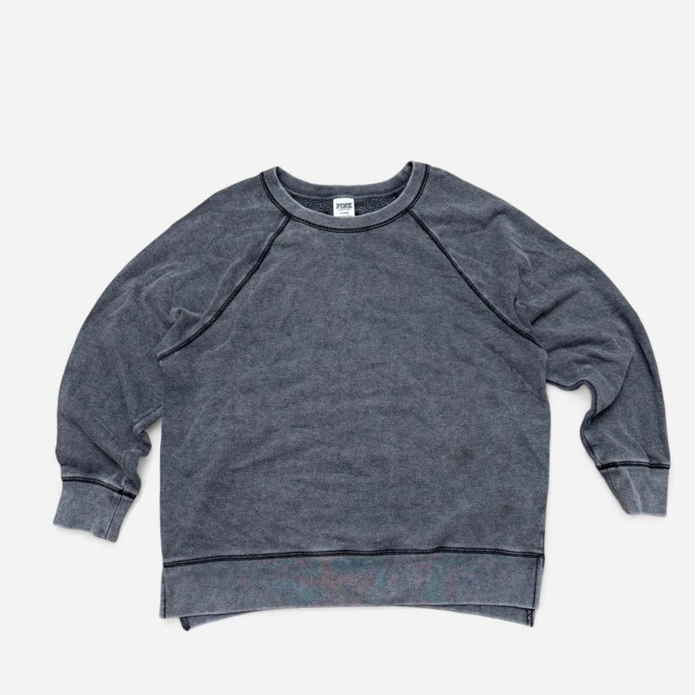 Victoria's Secret PINK gray sweatshirt size M